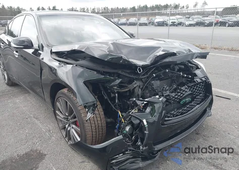 2024 Infiniti Q50 Red Sport 400 Awd z USA, uszkodzony, nr VIN JN1FV7DR2RM680442